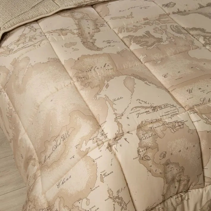 Trapunta Matrimoniale in Raso Geo Classic