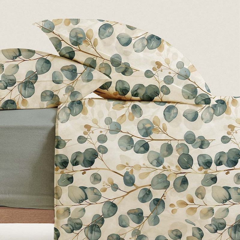 Completo letto matrimoniale in cottone Odil