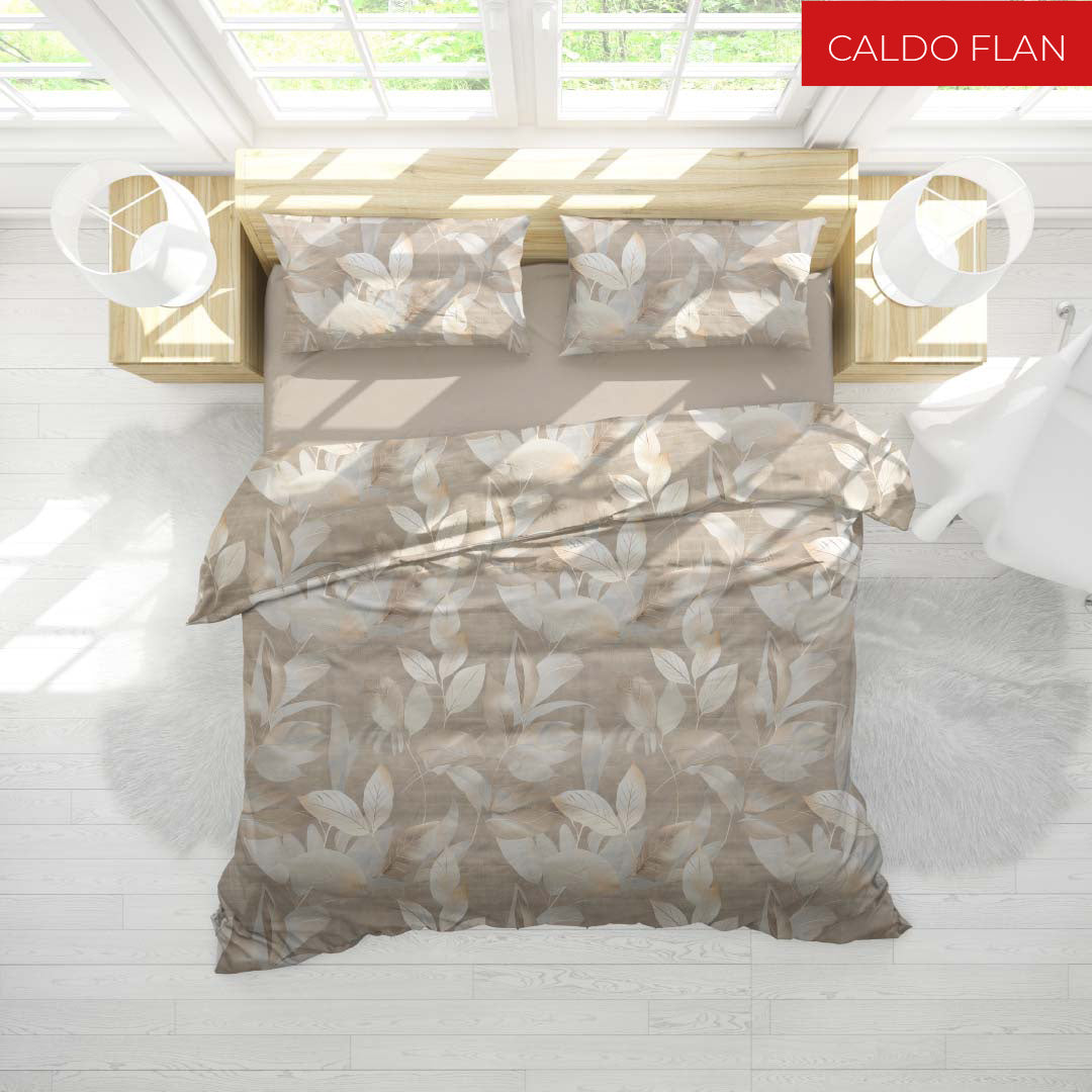 Completo letto matrimoniale flanella Medis