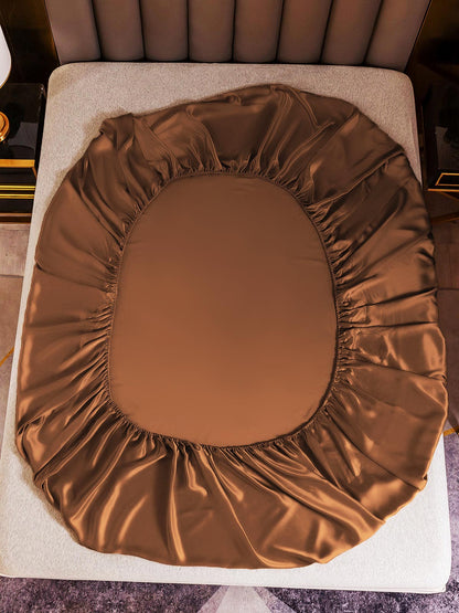 Set in seta da 3 pezzi 22Momme: lenzuolo con angoli + 2 federe