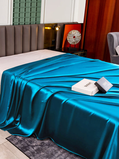 Lenzuolo sopra senza cuciture in seta 25Momme