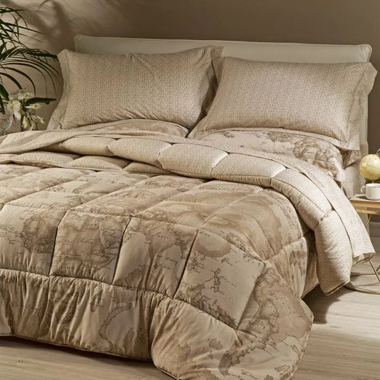 Trapunta Matrimoniale in Raso Geo Classic