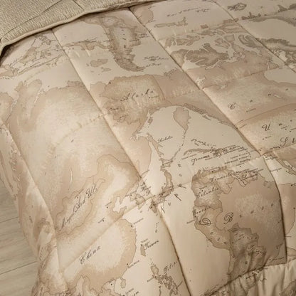 Trapunta Matrimoniale in Raso Geo Classic