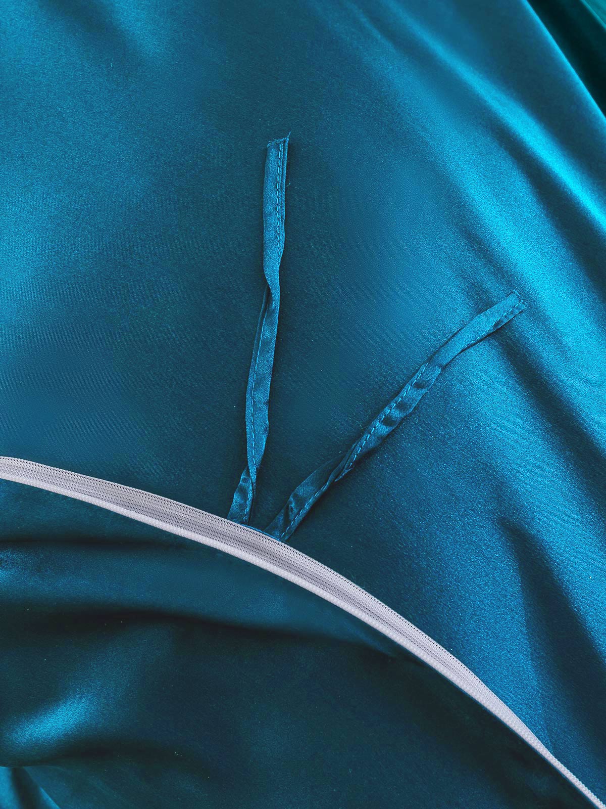 Set di seta 22Momme da 4 pezzi: copripiumino + lenzuolo + 2 federe