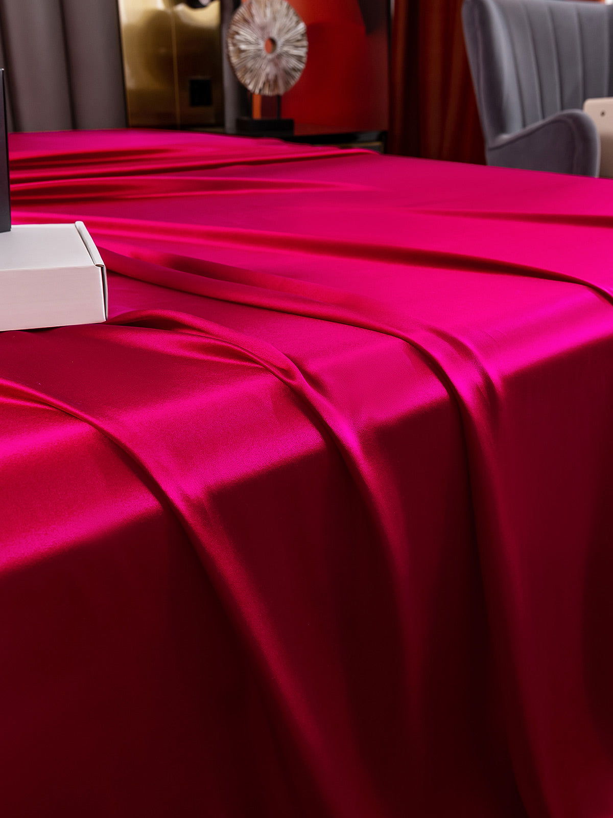 Lenzuolo sopra senza cuciture in seta 25Momme