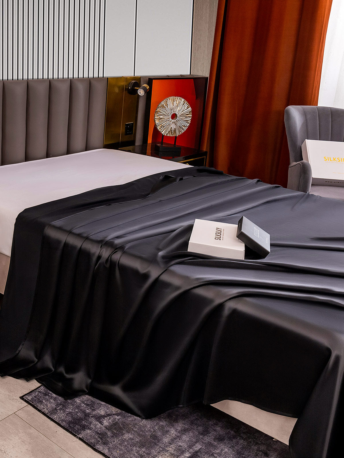 Lenzuolo sopra senza cuciture 22Momme