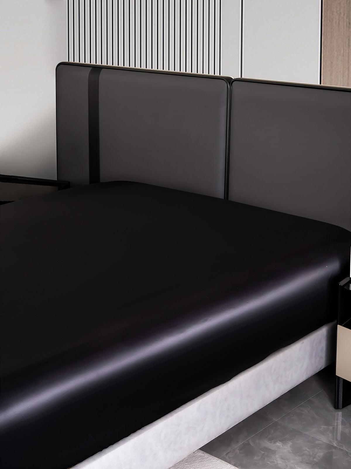 22 Momme lenzuolo con angoli di seta senza cucitura