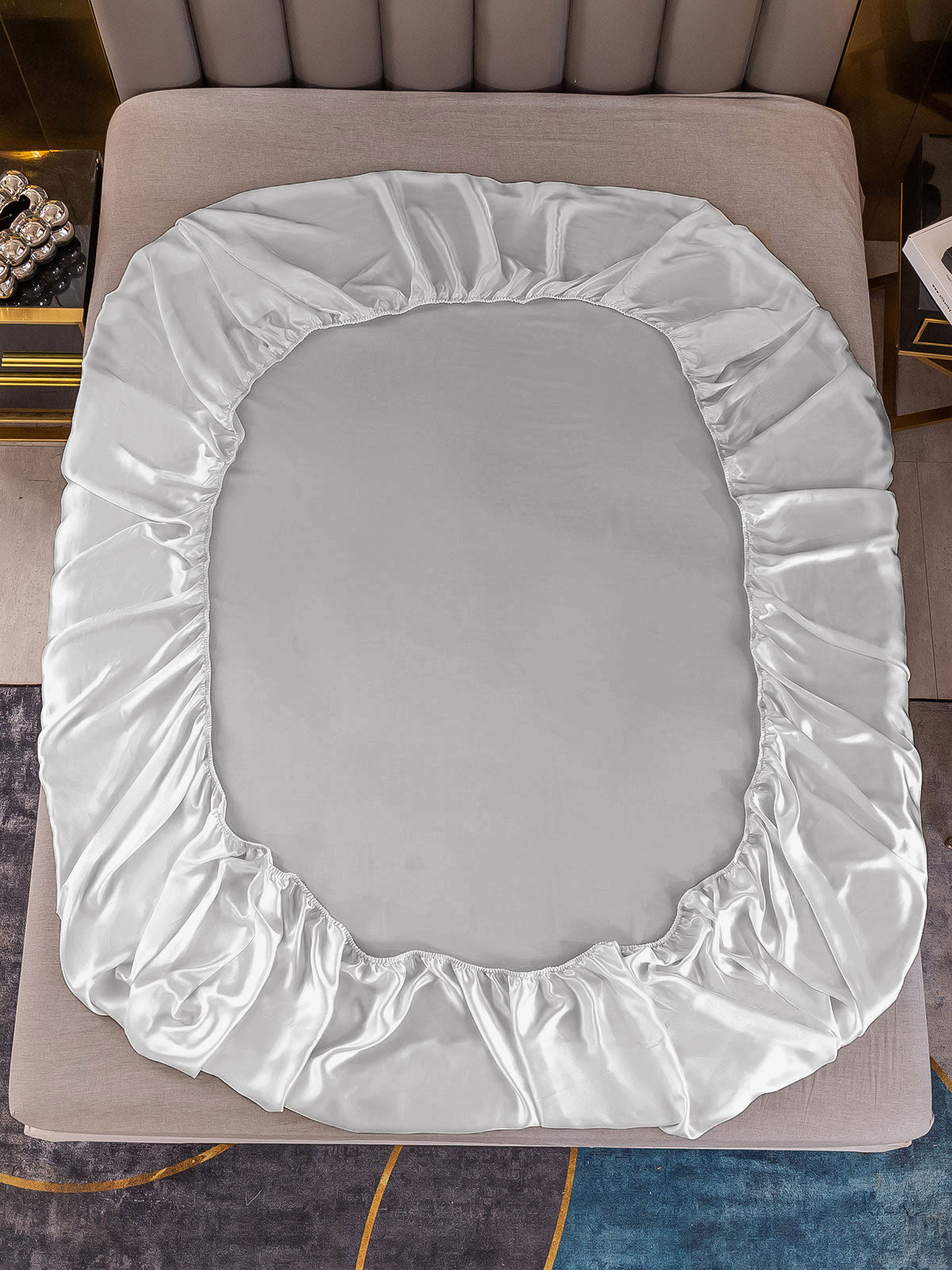 19 Momme lenzuolo con angoli di seta senza cucitura