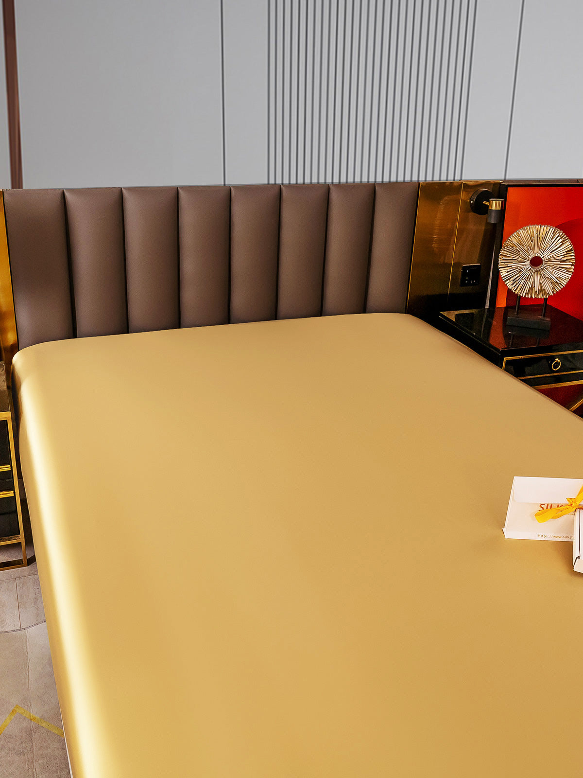 22 Momme lenzuolo con angoli di seta senza cucitura