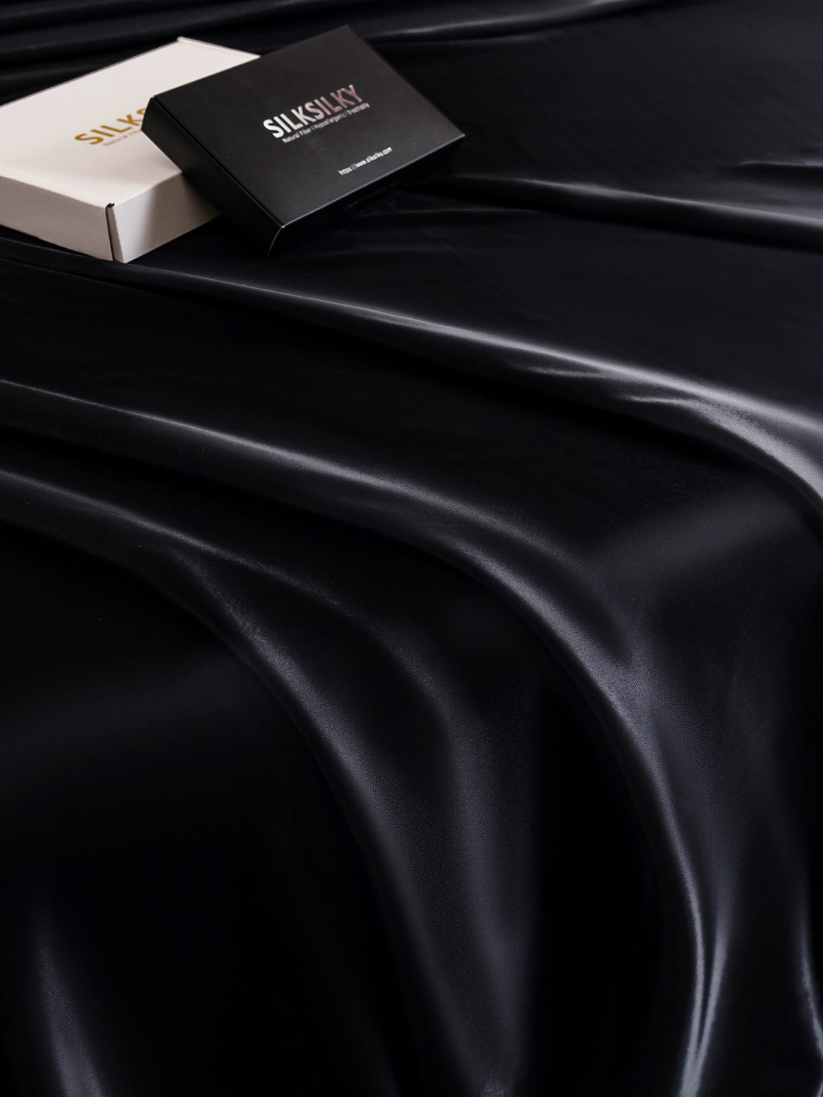 Lenzuolo sopra senza cuciture in seta 25Momme