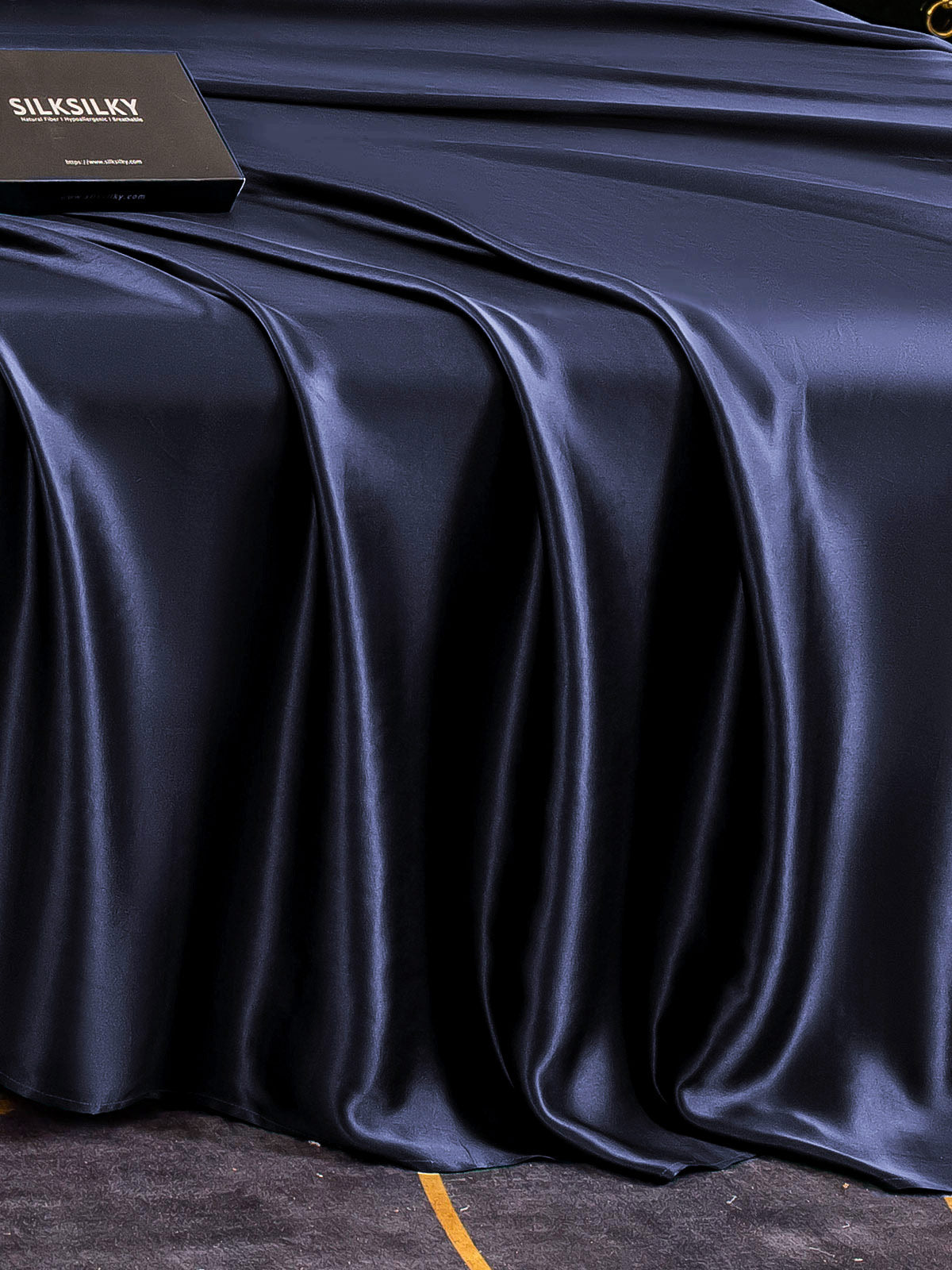 Lenzuolo sopra senza cuciture in seta 25Momme