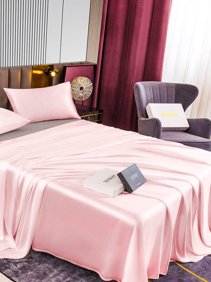 Set di seta da 10 pezzi 22Momme: 6 lenzuolo sopra + 4 federe