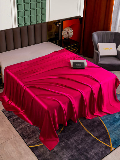 Lenzuolo sopra senza cuciture in seta 25Momme