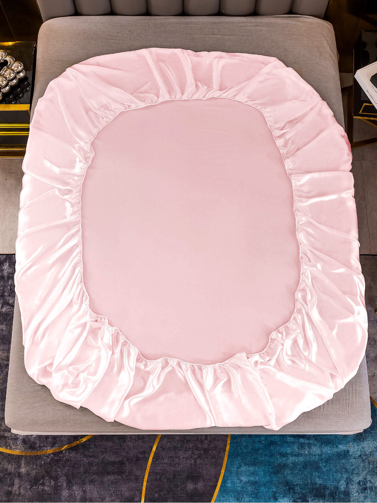 Set in seta da 3 pezzi 22Momme: lenzuolo con angoli + 2 federe