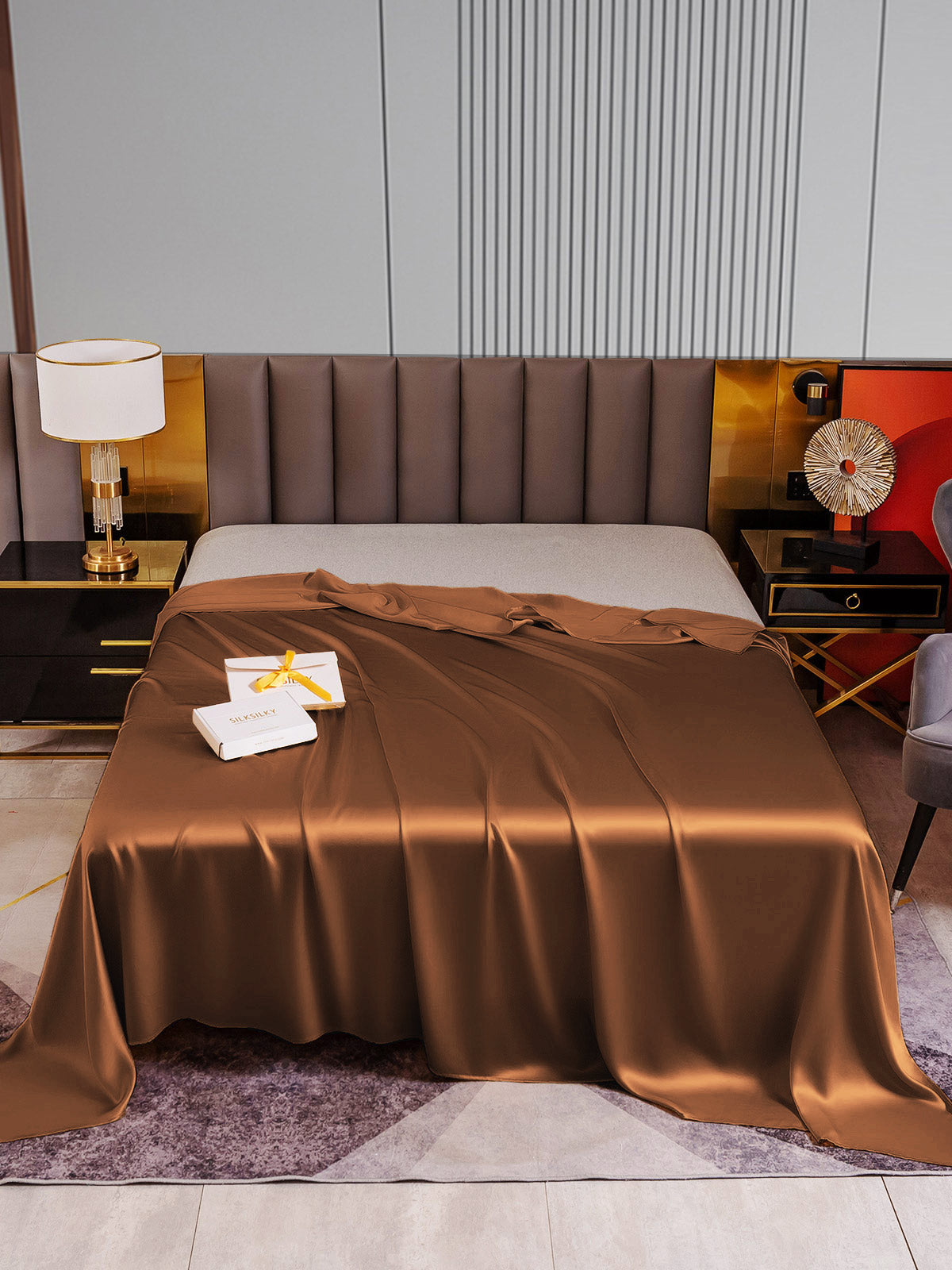 Lenzuolo sopra senza cuciture 22Momme