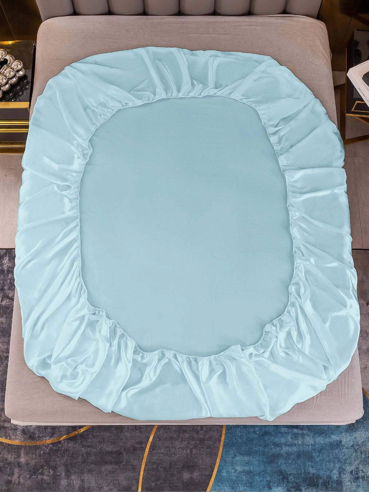 19 Momme lenzuolo con angoli di seta senza cucitura