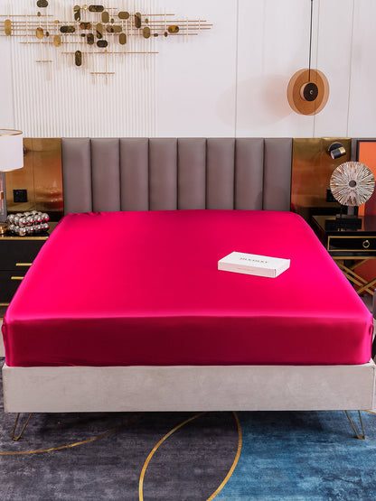 19 Momme lenzuolo con angoli di seta senza cucitura