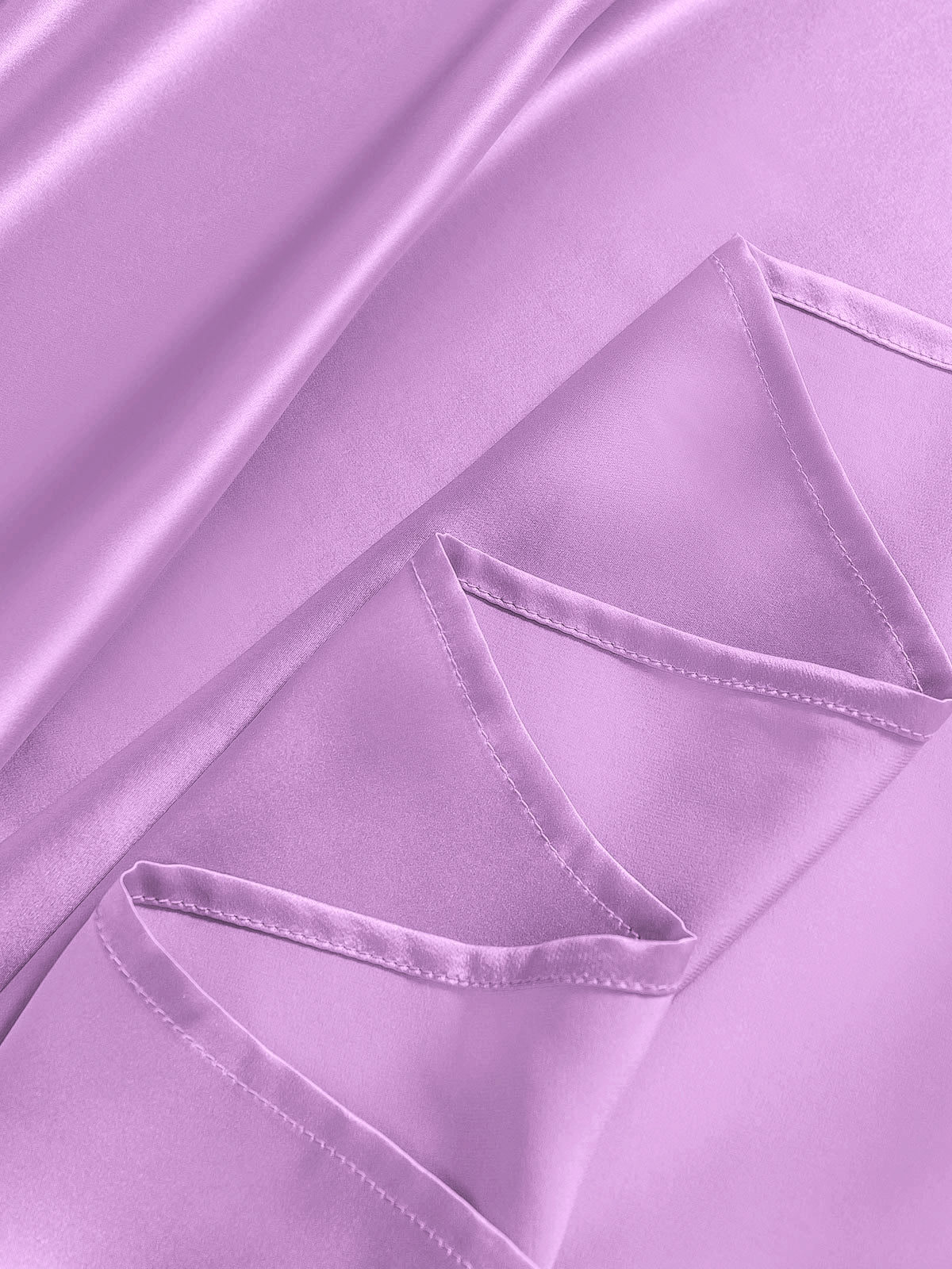 Set di seta 19Momme da 4 pezzi: lenzuolo sopra + lenzuolo con angoli + 2 federe