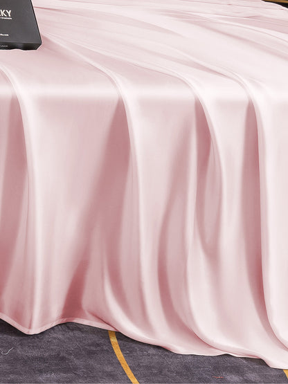 Set in seta da 3 pezzi 19Momme: lenzuolo sopra + 2 federe