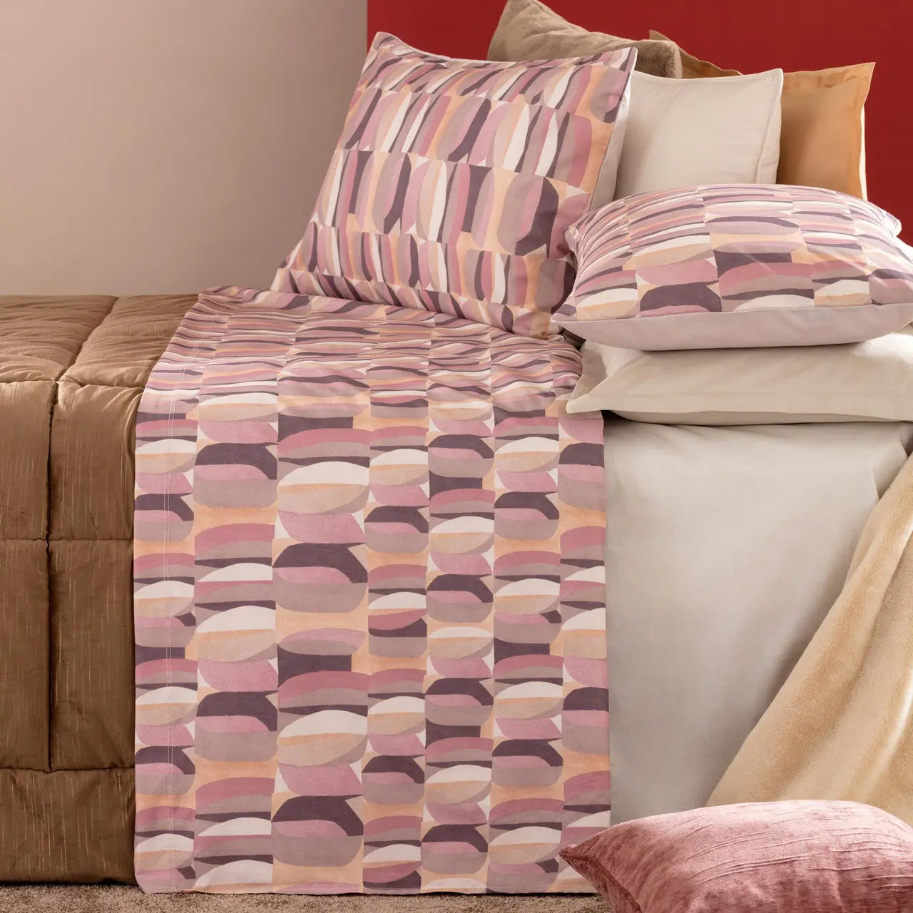 Completo Letto In Cotone Gin