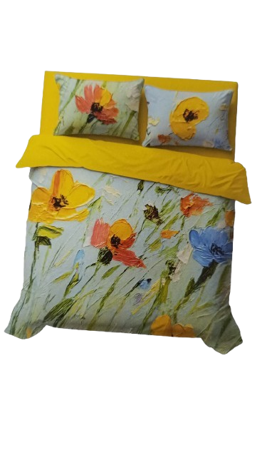 Completo lenzuola copriletto Monet