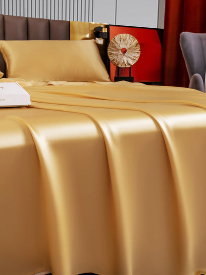 Set di seta da 10 pezzi 22Momme: 6 lenzuolo sopra + 4 federe