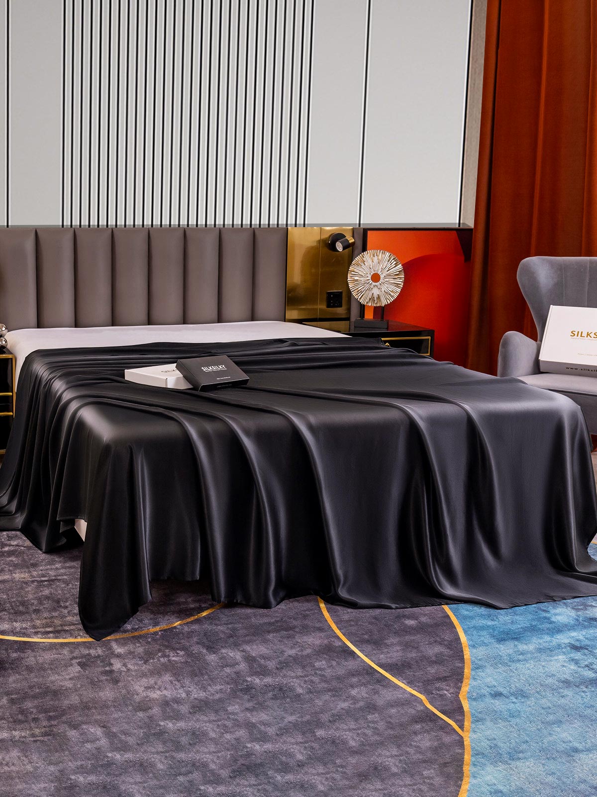 Lenzuolo sopra senza cuciture 22Momme