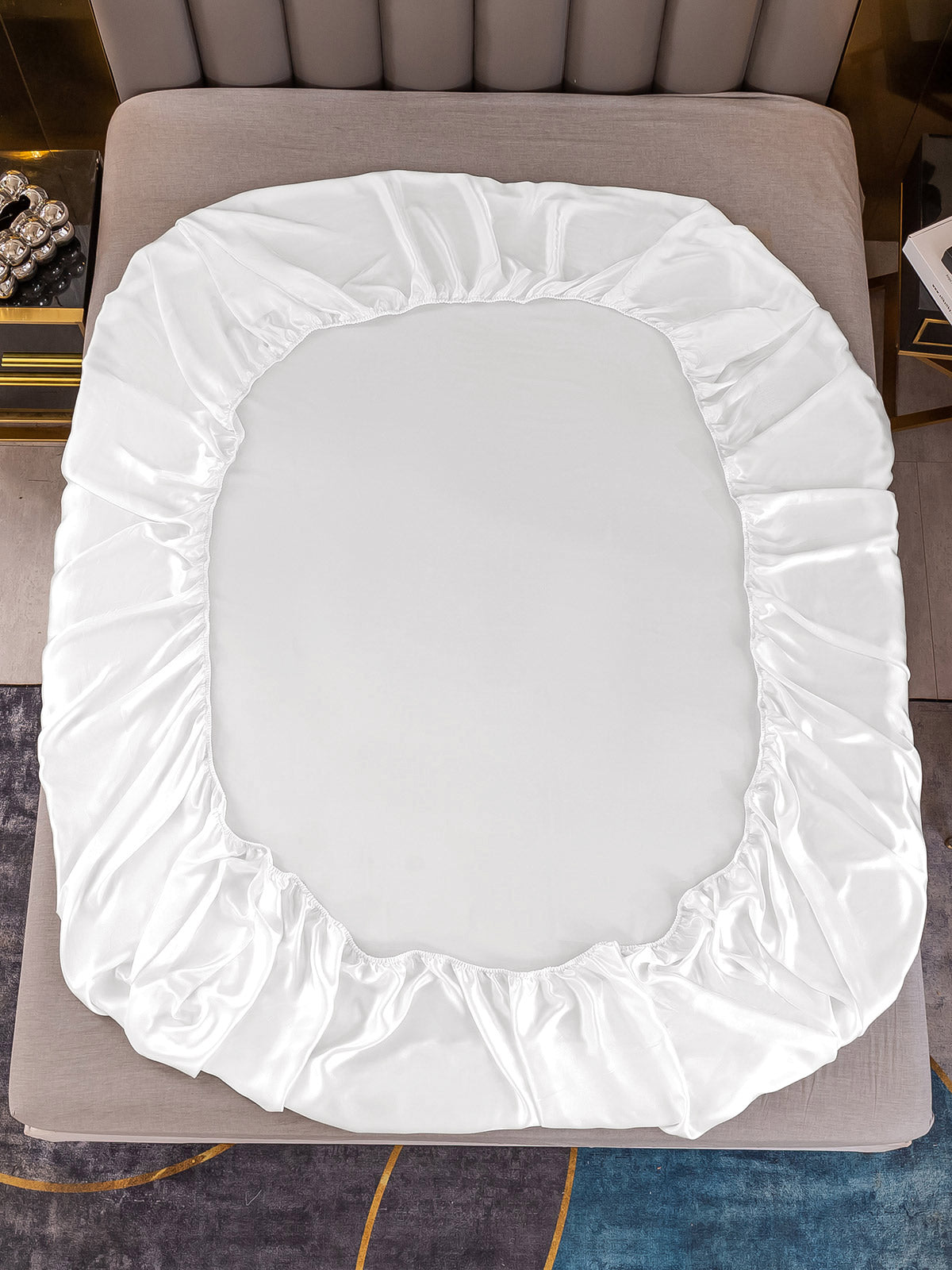 19 Momme lenzuolo con angoli di seta senza cucitura