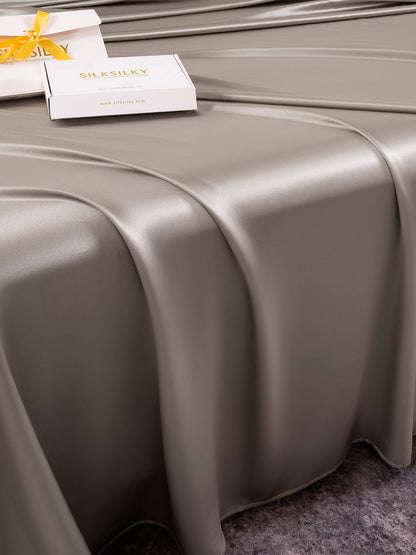 Set di seta da 10 pezzi 22Momme: 6 lenzuolo sopra + 4 federe