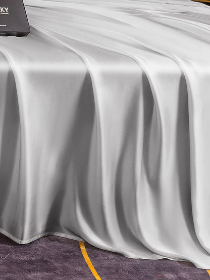 Set di seta da 3 pezzi 25Momme: lenzuolo sopra + 2 federe