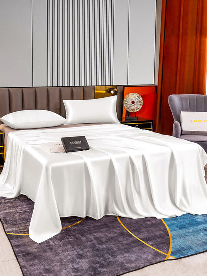 Set di seta da 10 pezzi 22Momme: 6 lenzuolo sopra + 4 federe