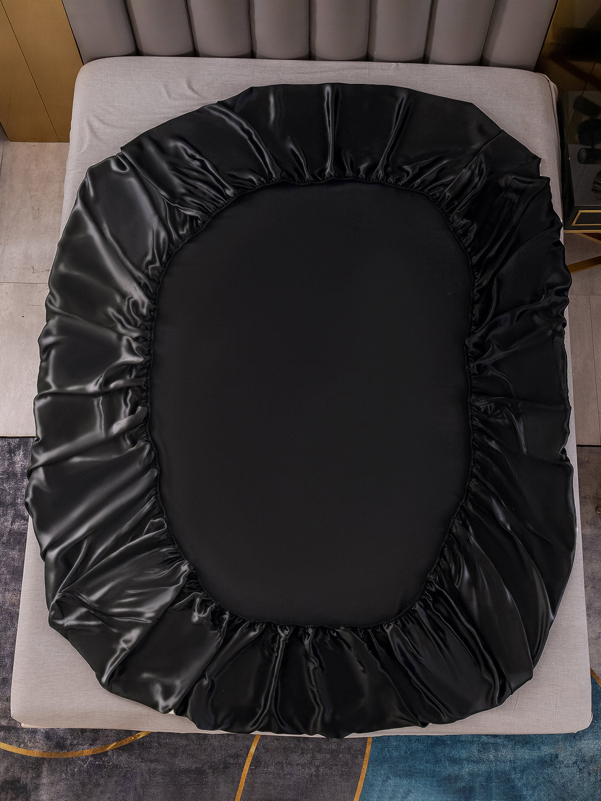 Set da 3 pezzi in seta 19Momme: lenzuolo con angoli + 2 federe