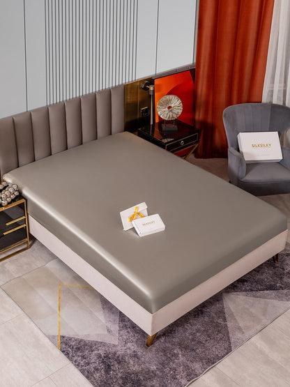 22 Momme lenzuolo con angoli di seta senza cucitura