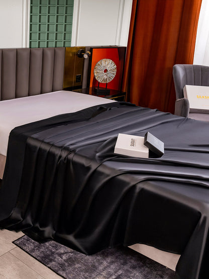 Lenzuolo sopra senza cuciture in seta 25Momme