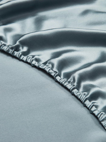 19 Momme lenzuolo con angoli di seta senza cucitura