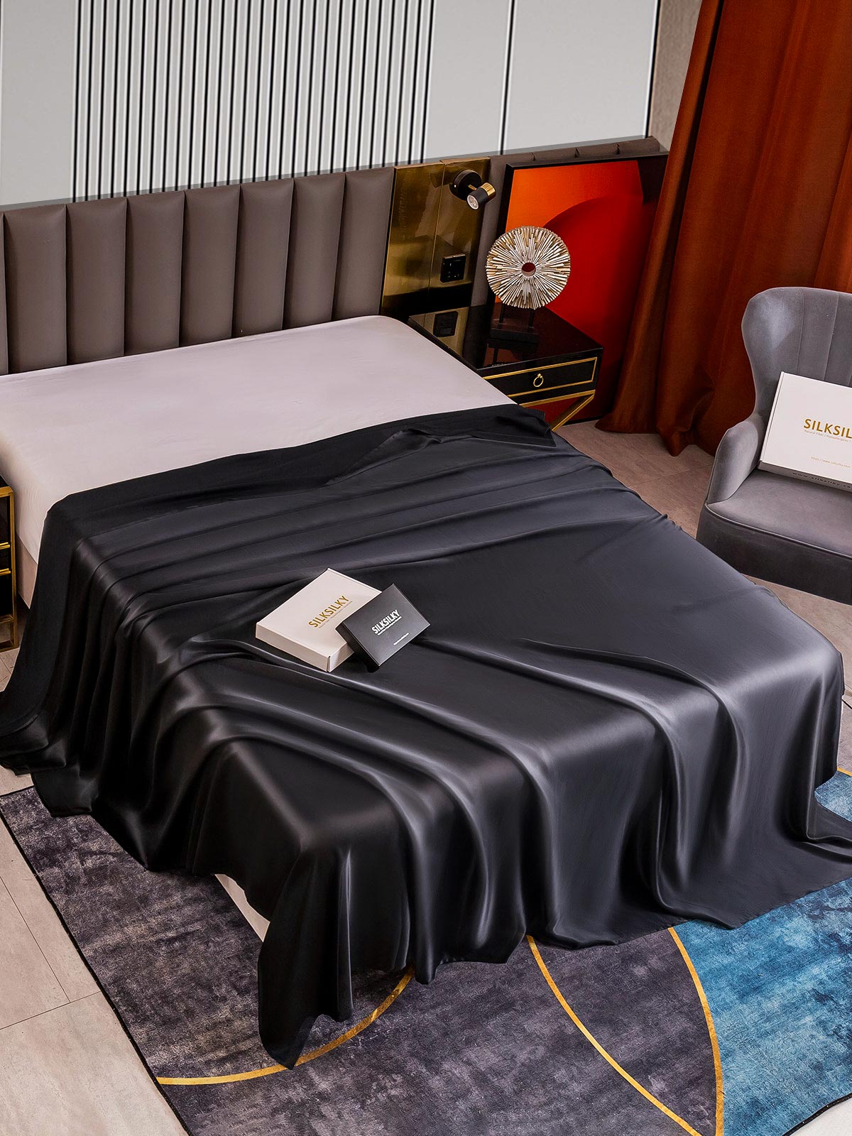 Lenzuolo sopra senza cuciture 22Momme